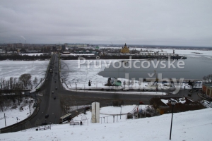 most Kanavinskij, přes řeku Oka
